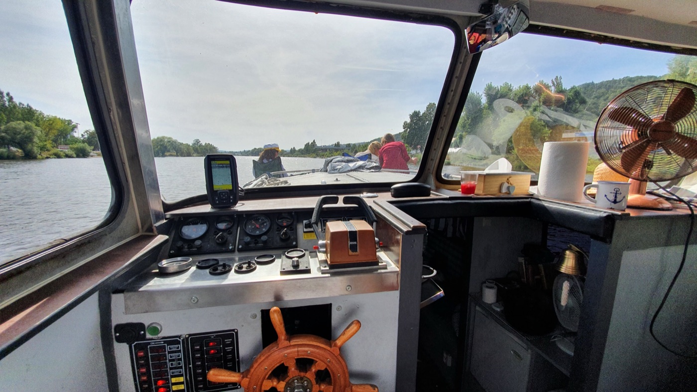 View from the helm