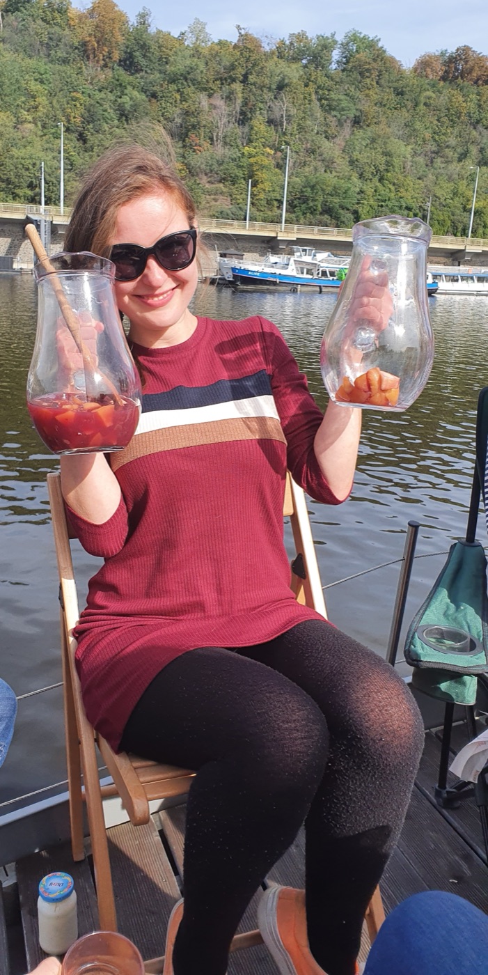 Refreshments aboard Miri Boat